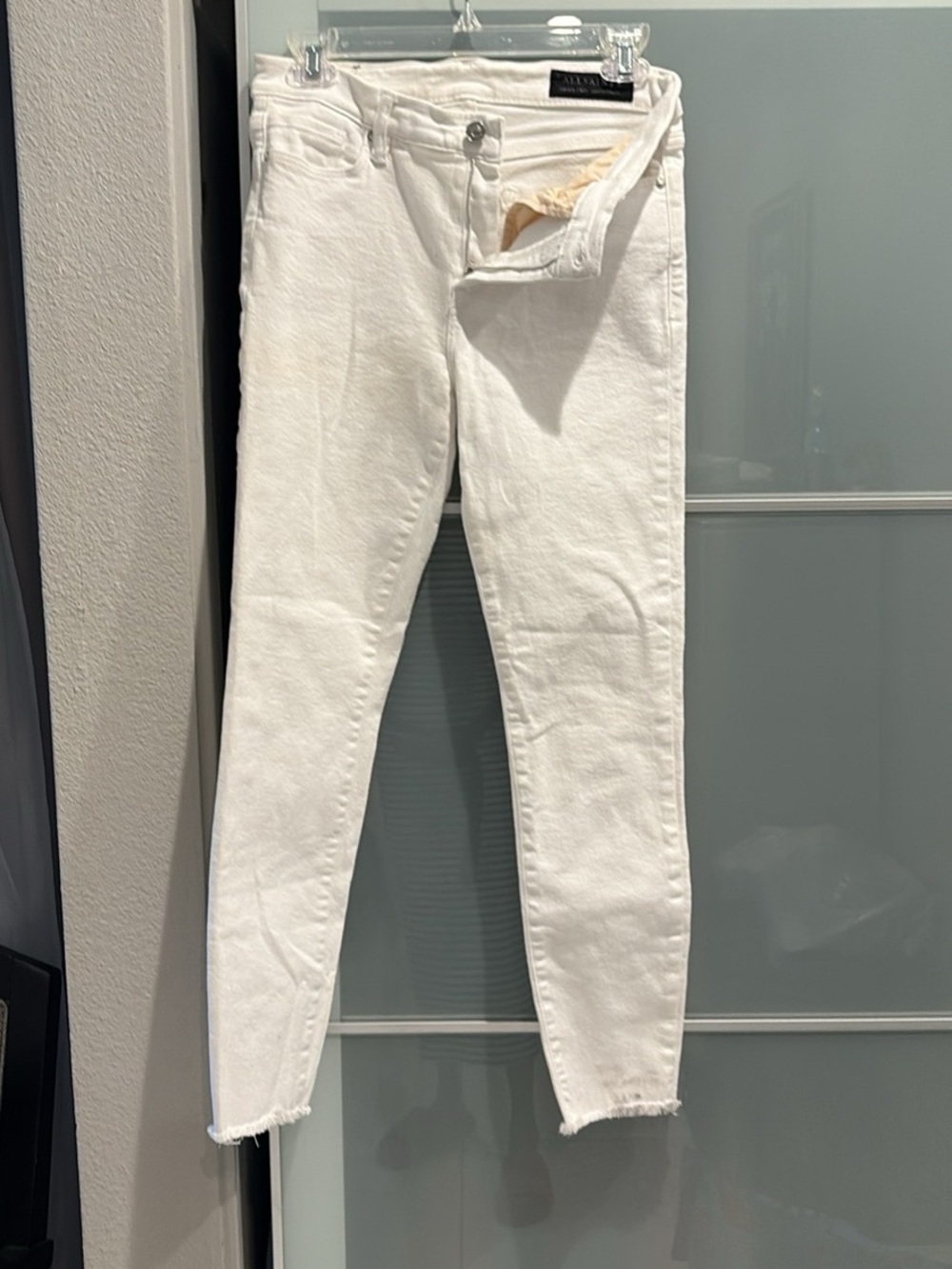 All Saints White Women's Skinny Jeans